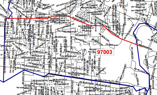 Beaverton Zip Code Map Two New Zip Codes Added to the City of Beaverton 97003 and 97078
